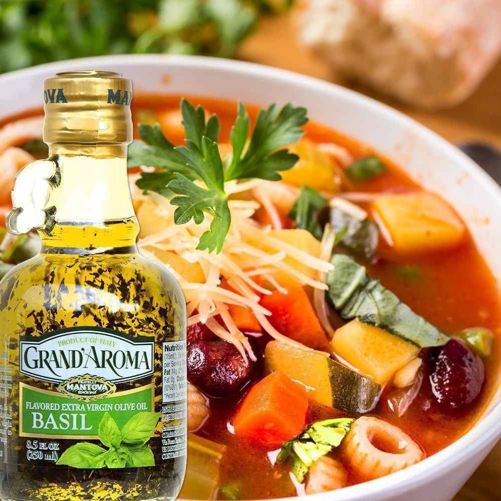 EXTRA-VIRGIN OLIVE OIL / GRAND AROMA / BASIL 250ml